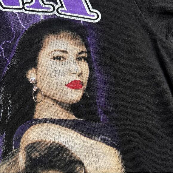 Selena Quintanilla T-shirt Adult Women Medium Black - Picture 6 of 12